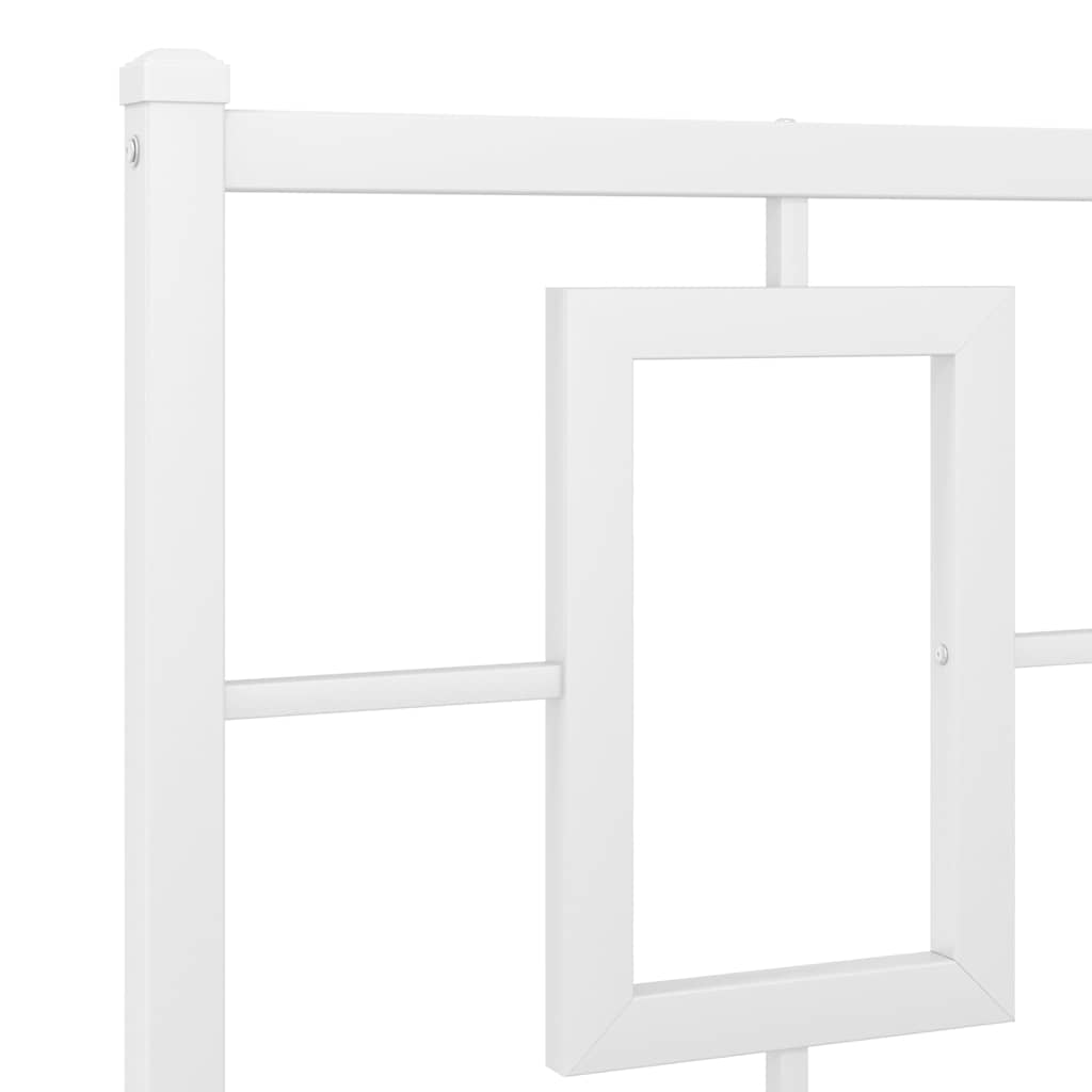 Testiera di Ricambio in Metallo Bianco 193 cm | homemem39