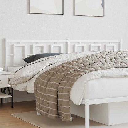 Testiera di Ricambio in Metallo Bianco 193 cm | homemem39