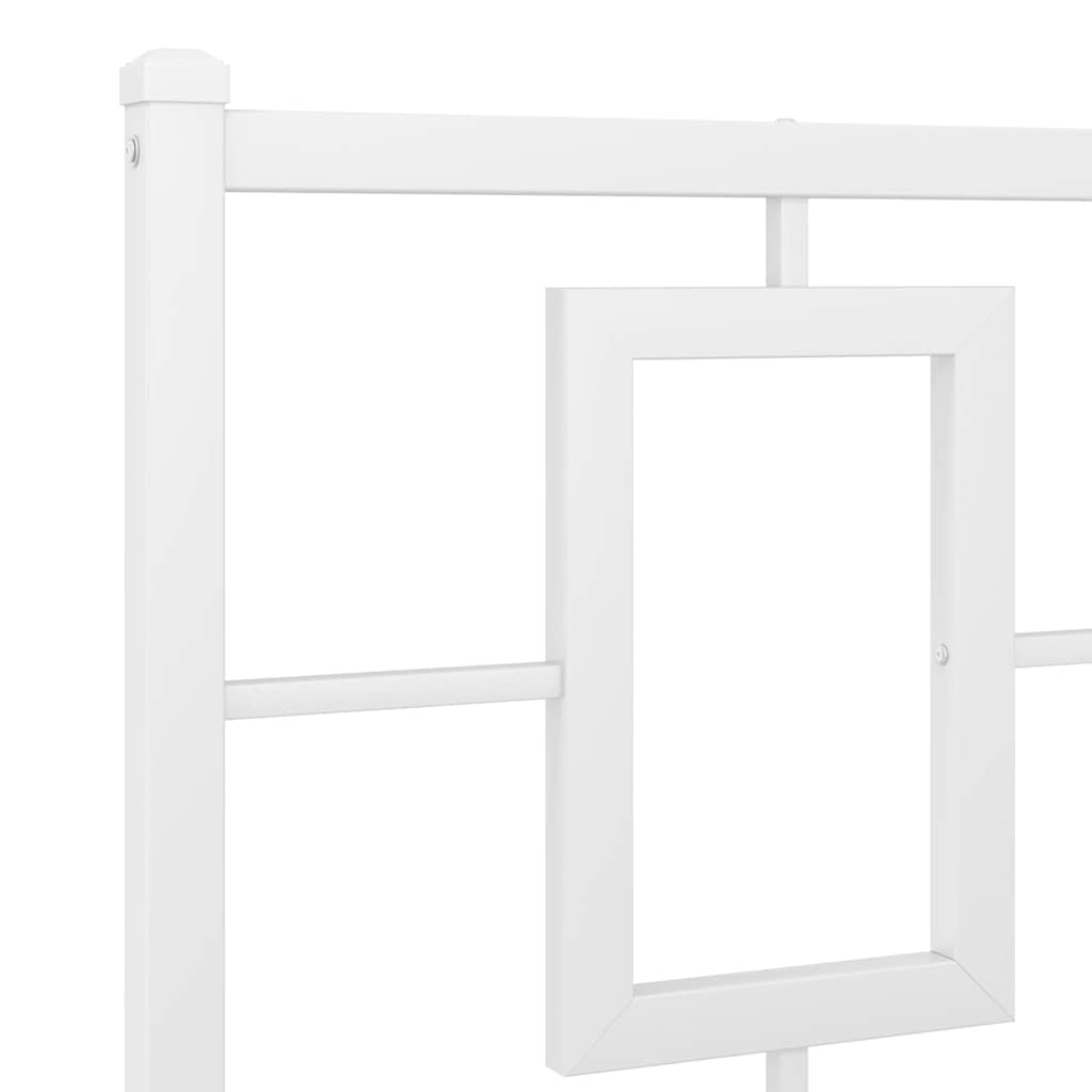 Testiera di Ricambio in Metallo Bianco 200 cm | homemem39