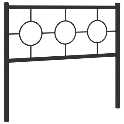 Testiera di Ricambio in Metallo Nero 100 cm | homemem39