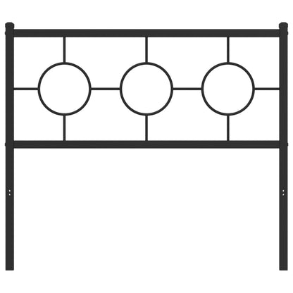 Testiera in Metallo Nero 100 cm - homemem39