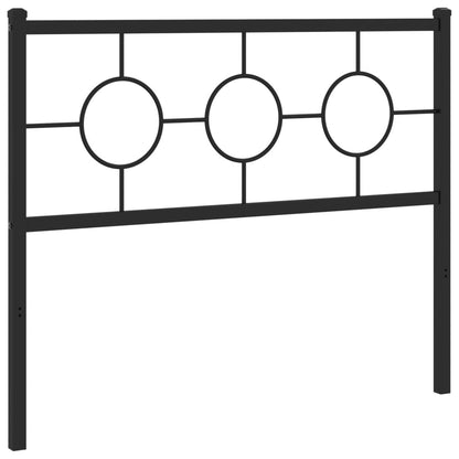 Testiera di Ricambio in Metallo Nero 107 cm