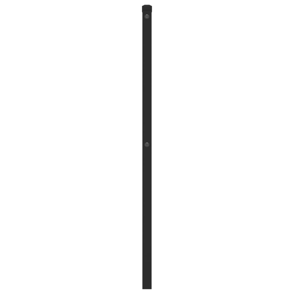 Testiera di Ricambio in Metallo Nero 107 cm