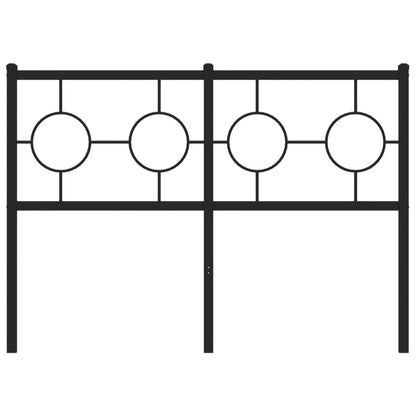 Testiera di Ricambio in Metallo Nero 120 cm | homemem39