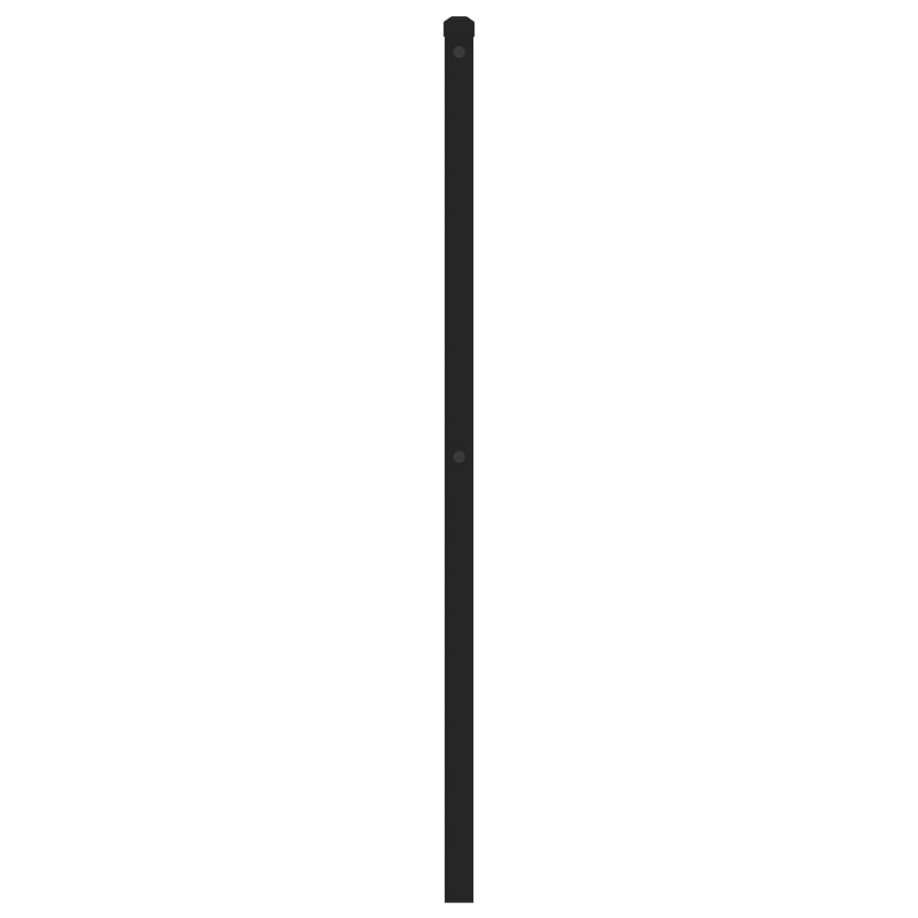 Testiera di Ricambio in Metallo Nero 120 cm | homemem39