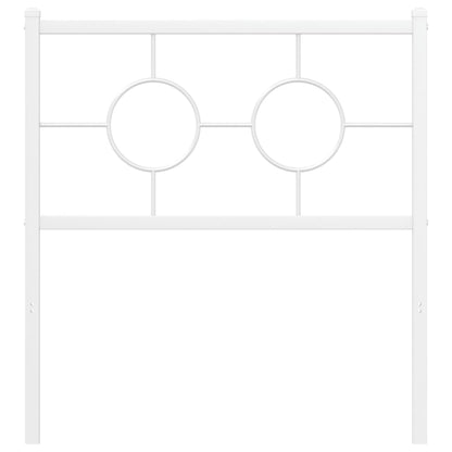 Testiera in Metallo Bianco 75 cm - homemem39