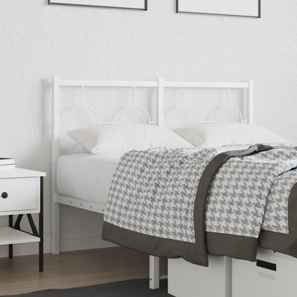 Testiera di Ricambio in Metallo Bianco 120 cm | homemem39