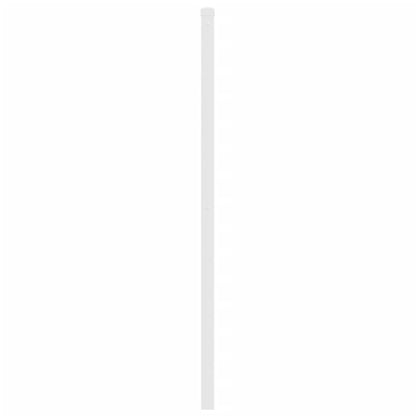 Testiera in Metallo Bianco 135 cm - homemem39