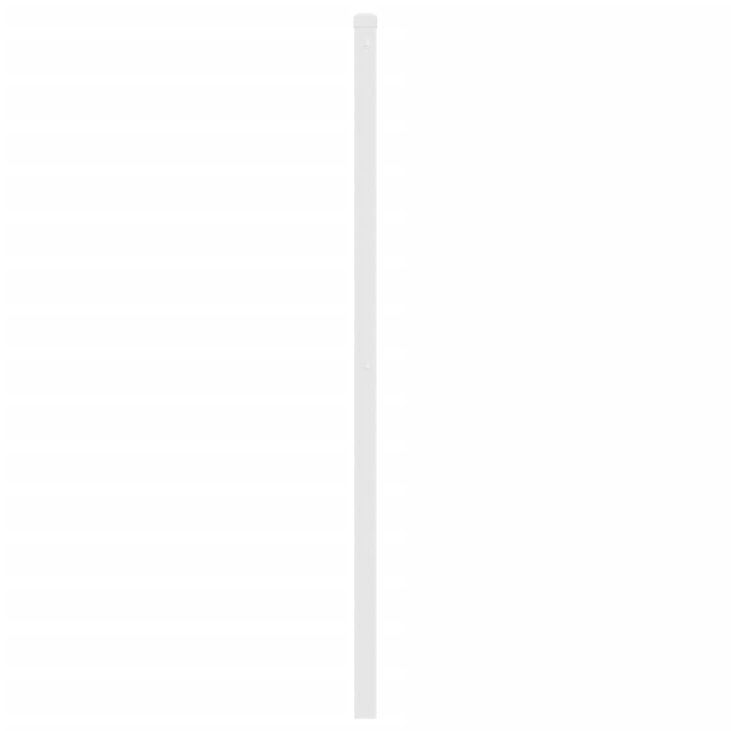 Testiera in Metallo Bianco 200 cm - homemem39