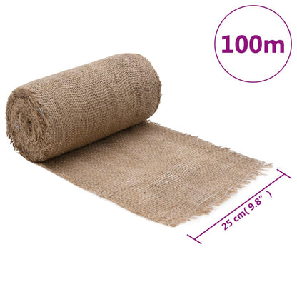 Rotolo in Iuta 0,25x100 m 100% Iuta 200 gsm | homemem39