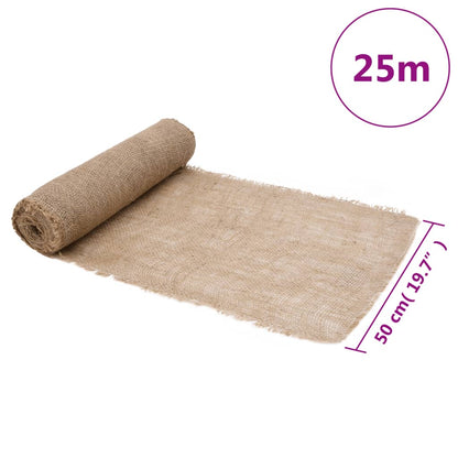 Rotolo di iuta 0,5x25 m 100% iuta 200 gsm