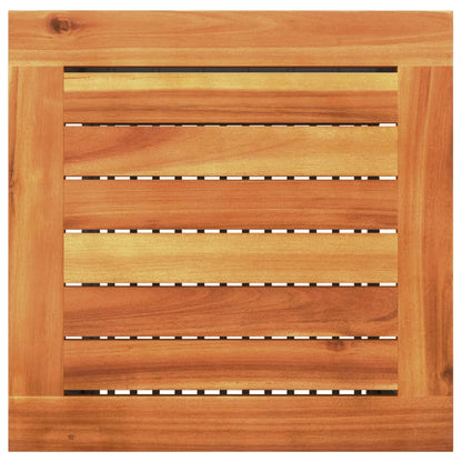 Set da Bistrò 3 pz con Cuscini Nero Polyrattan e Legno Acacia - homemem39