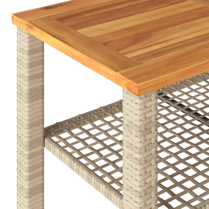Set Divani da Giardino 4 pz con Cuscini in Polyrattan Beige | homemem39