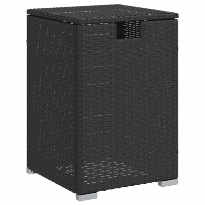 Tavolo Copri Serbatoio Propano Nero 40x40x60 cm in Polyrattan | homemem39
