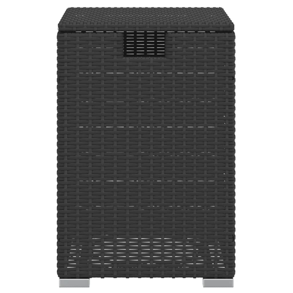 Tavolo Copri Serbatoio Propano Nero 40x40x60 cm in Polyrattan | homemem39