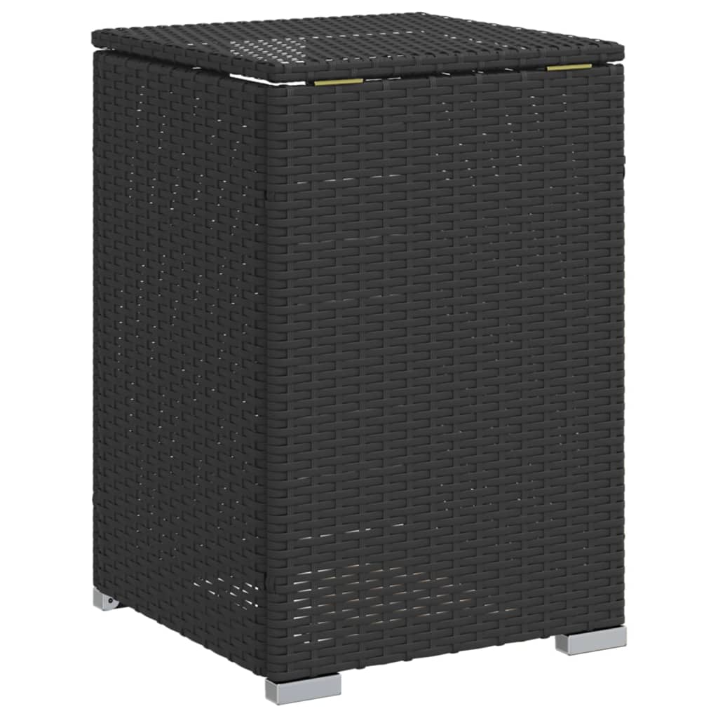 Tavolo Copri Serbatoio Propano Nero 40x40x60 cm in Polyrattan | homemem39