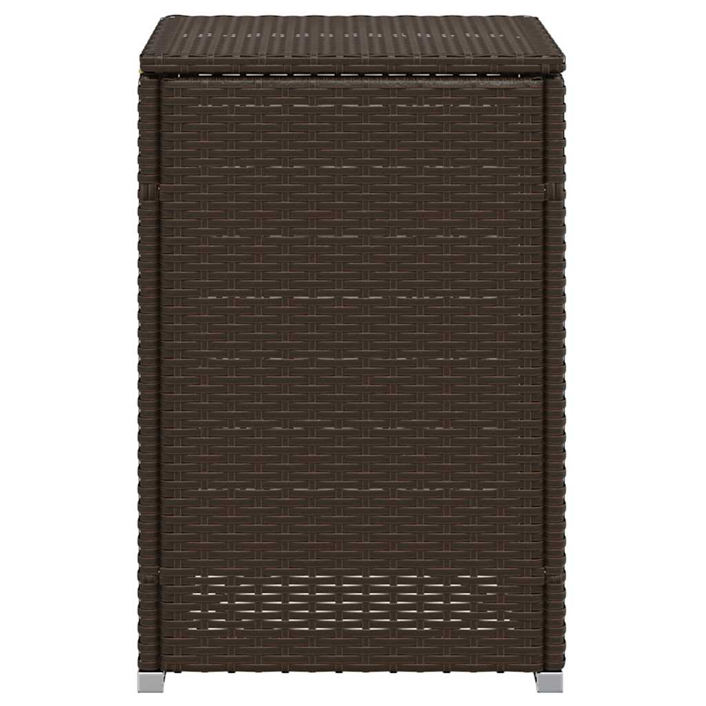 Tavolo Copri Serbatoio Propano Marrone 40x40x60cm in Polyrattan