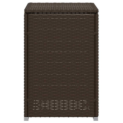 Tavolo Copri Serbatoio Propano Marrone 40x40x60cm in Polyrattan