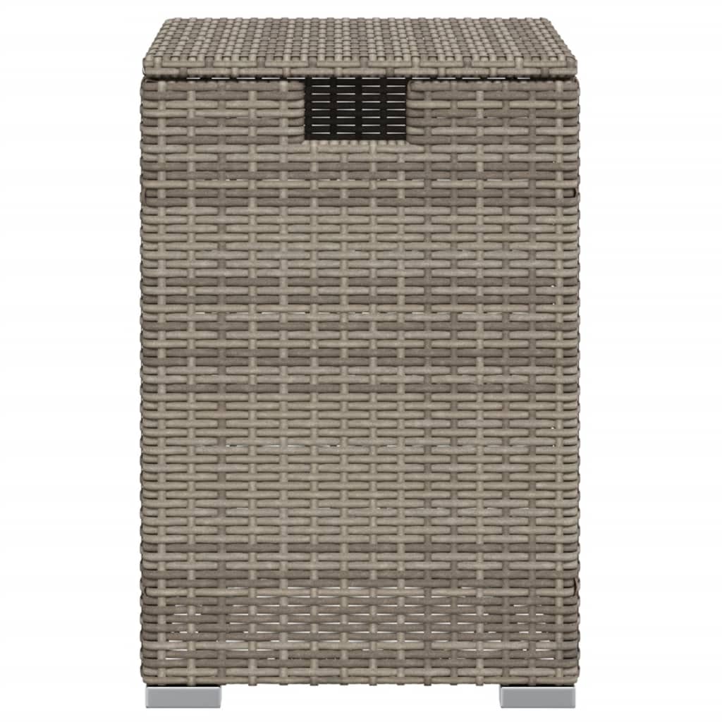 Tavolo Copri Serbatoio Propano Grigio 40x40x60 cm in Polyrattan | homemem39