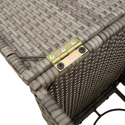 Tavolo Copri Serbatoio Propano Grigio 40x40x60 cm in Polyrattan | homemem39