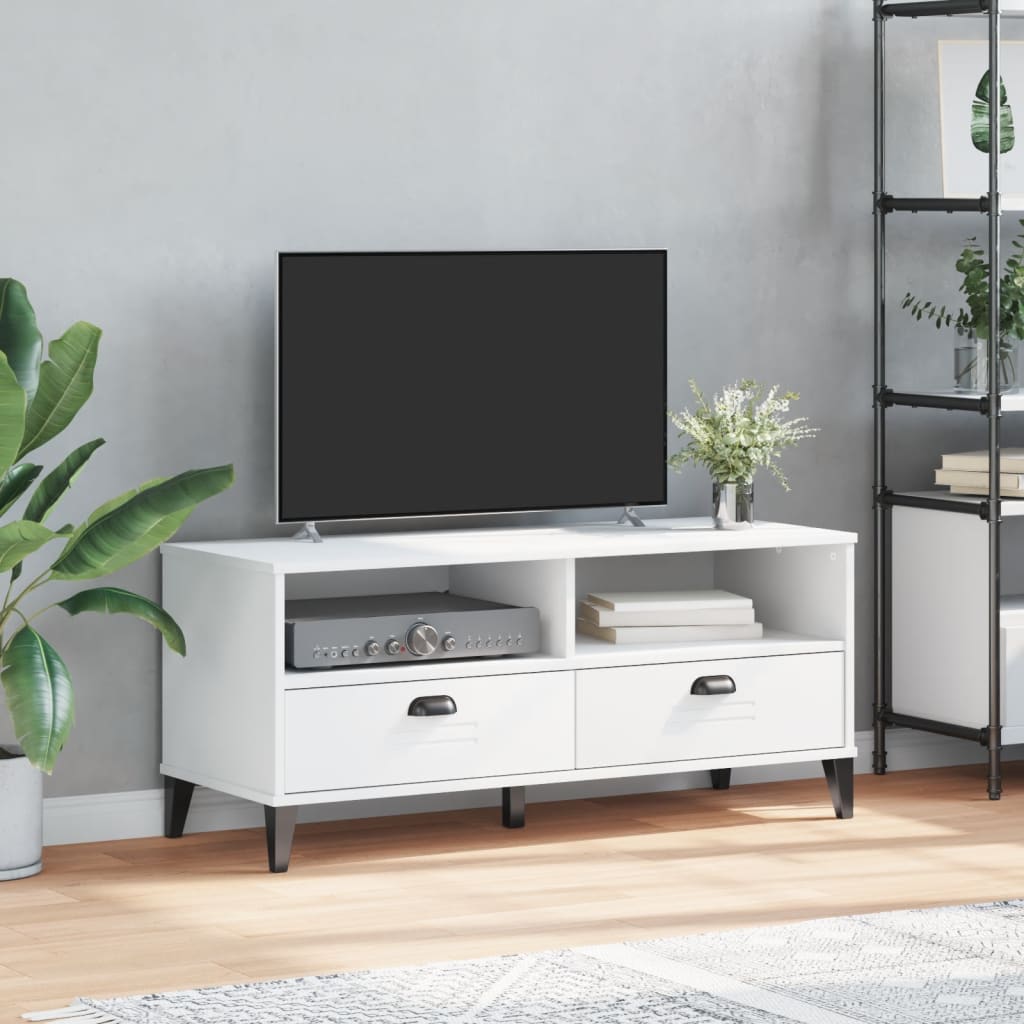 Mobile TV VIKEN Bianco in Legno Multistrato - homemem39