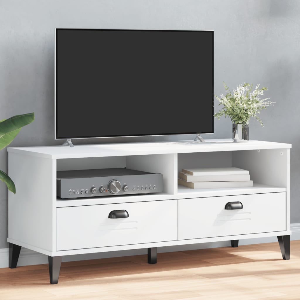 Mobile TV VIKEN Bianco in Legno Multistrato - homemem39