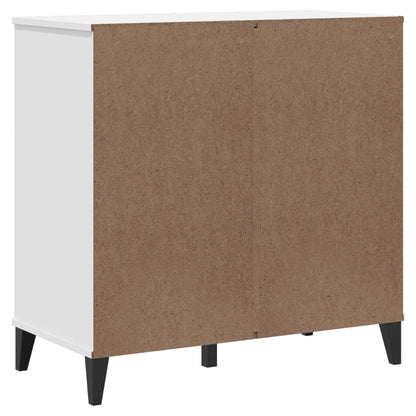 VIKEN White Sideboard 80x40x80 cm in Multilayer Wood