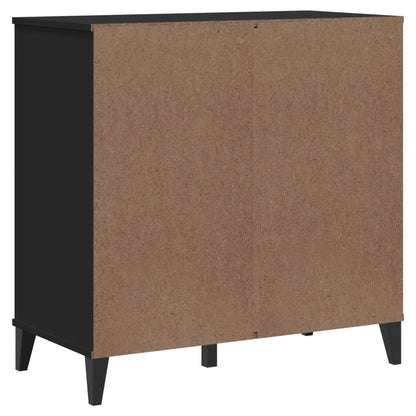 VIKEN Black Sideboard 80x40x80 cm in Multilayer Wood