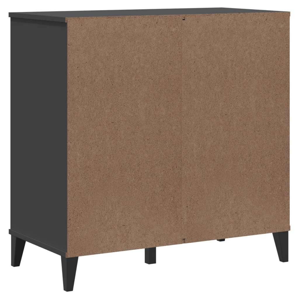 VIKEN Anthracite Sideboard 80x40x80 cm in Multilayer Wood