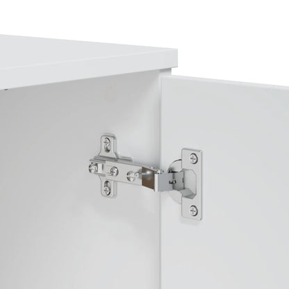 Credenza VIKEN Bianca 80x40x80 cm in Legno Multistrato