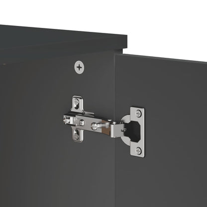 Credenza VIKEN Antracite 80x40x80 cm in Legno Multistrato - homemem39