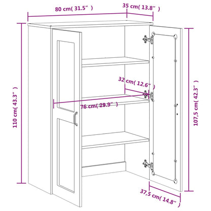 Piano per Credenza VIKEN Bianco in Legno Multistrato