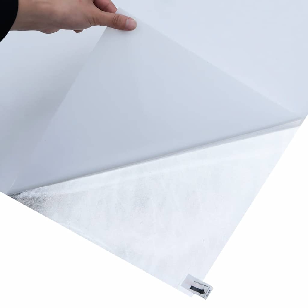Pellicola Statica Smerigliata Bianco 45x2000 cm PVC | homemem39