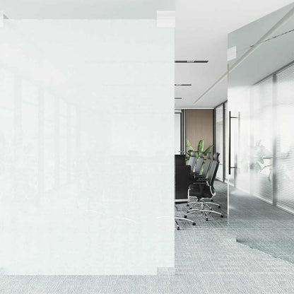 Window Film Regolabile Bianco Frosted 23.6 x 196.9 in PVC