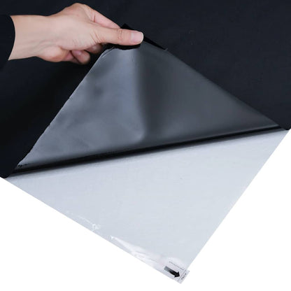 Pellicola Vetri Statica Smerigliata Nera 45x2000 cm PVC | homemem39