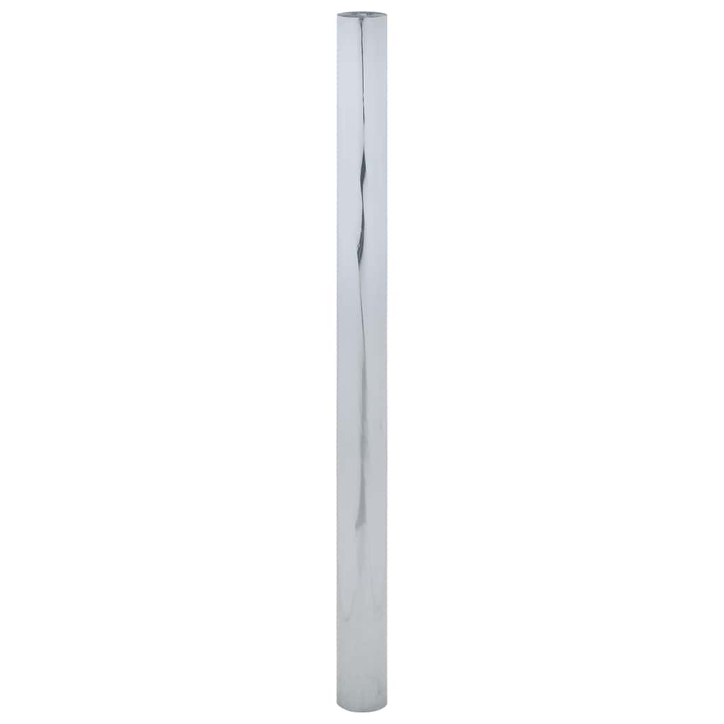 Pellicola Solare Statica Riflettente Argento 45x1000 cm PVC