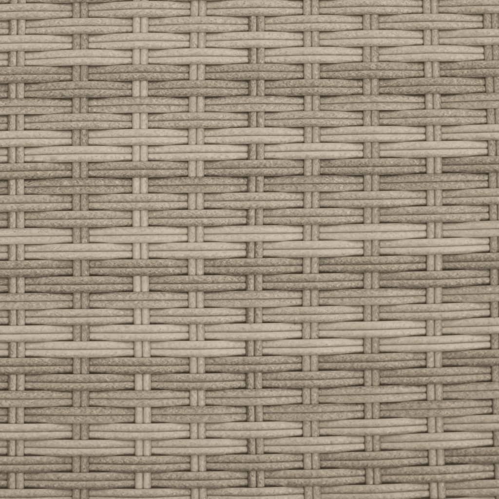 Divano Giardino 2 Posti Tetto Sgabelli Grigio Chiaro Polyrattan | homemem39