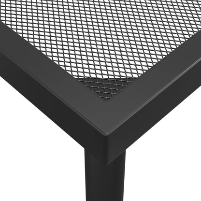 Set da Pranzo da Giardino 5pz Antracite in Rete Metallica | homemem39