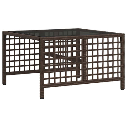 Set Divani ad Angolo 3 pz con Cuscini in Polyrattan Marrone | homemem39
