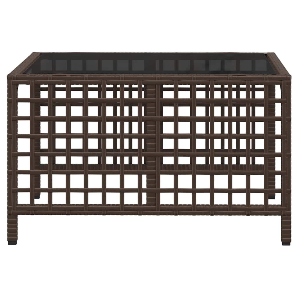 Set Divani ad Angolo 3 pz con Cuscini in Polyrattan Marrone | homemem39