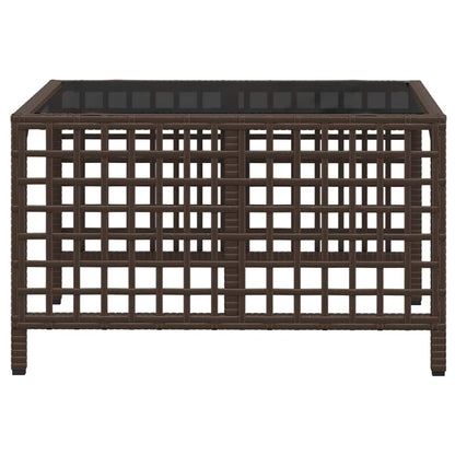 Set Divani ad Angolo 3 pz con Cuscini in Polyrattan Marrone | homemem39