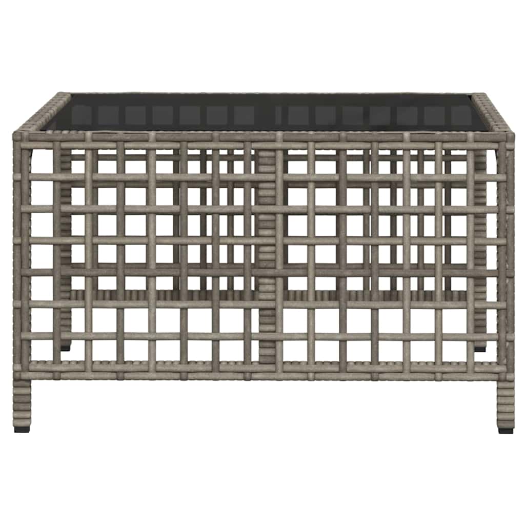 Divani da Giardino ad Angolo 3 pz Cuscini Grigio in Polyrattan