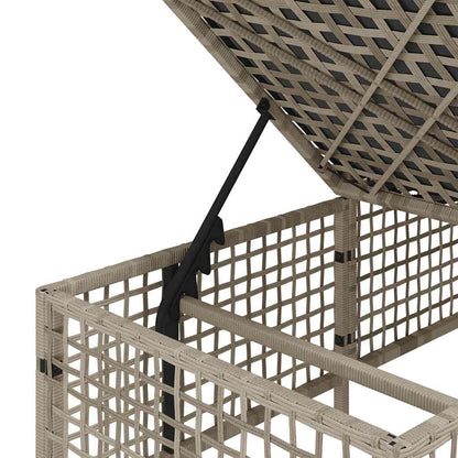 Divani da Giardino ad Angolo 3 pz Cuscini Grigio in Polyrattan