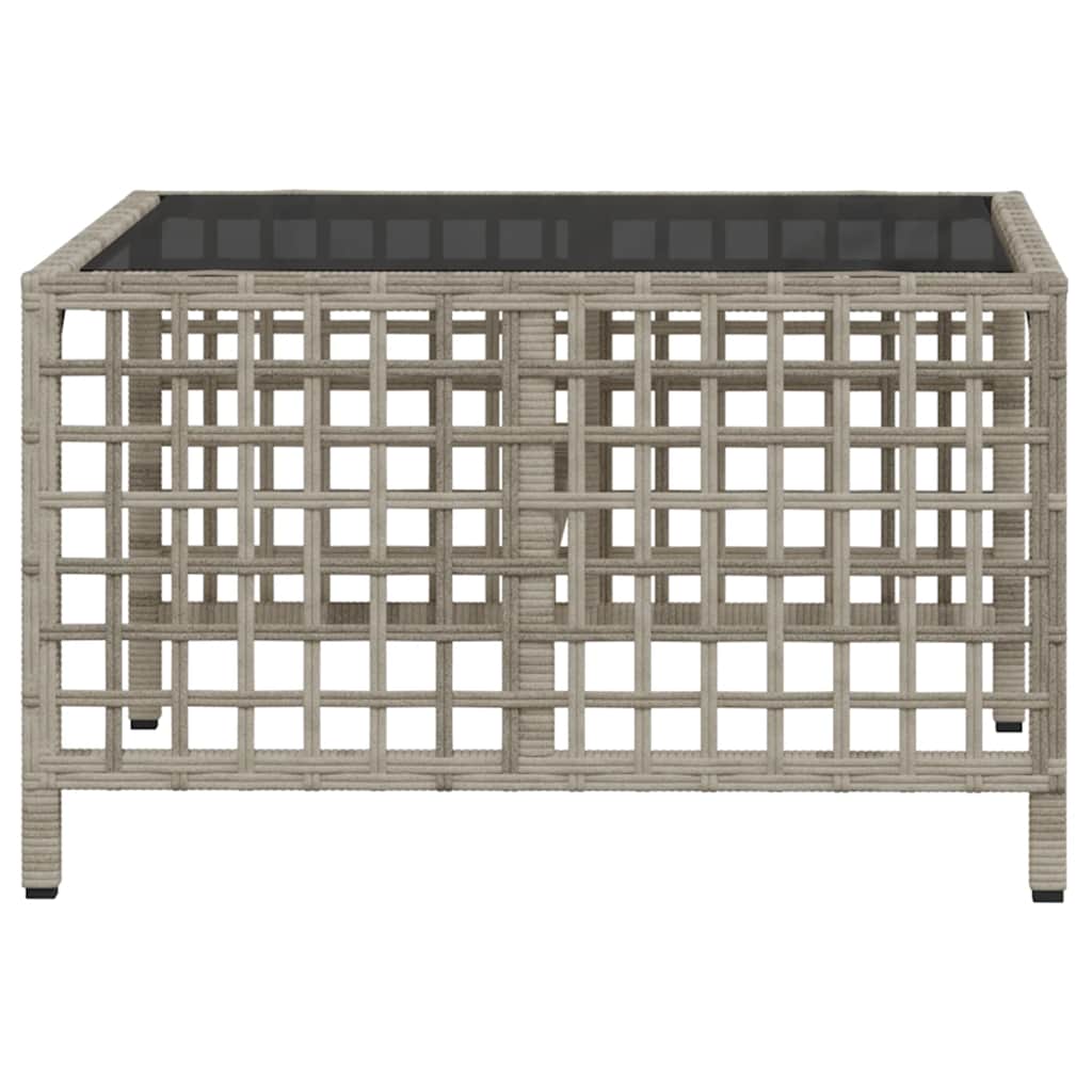 Divani da Giardino ad Angolo 3 pz Cuscini Grigio in Polyrattan