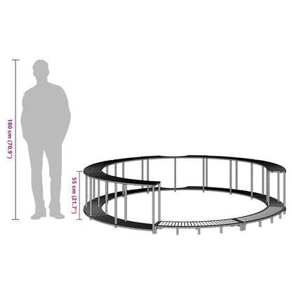Bordo per Vasca Spa con Portaoggetti&Gradino Polyrattan Grigio | homemem39