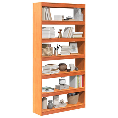 Libreria/Divisorio 100x30x199,5 cm in Legno Massello di Pino