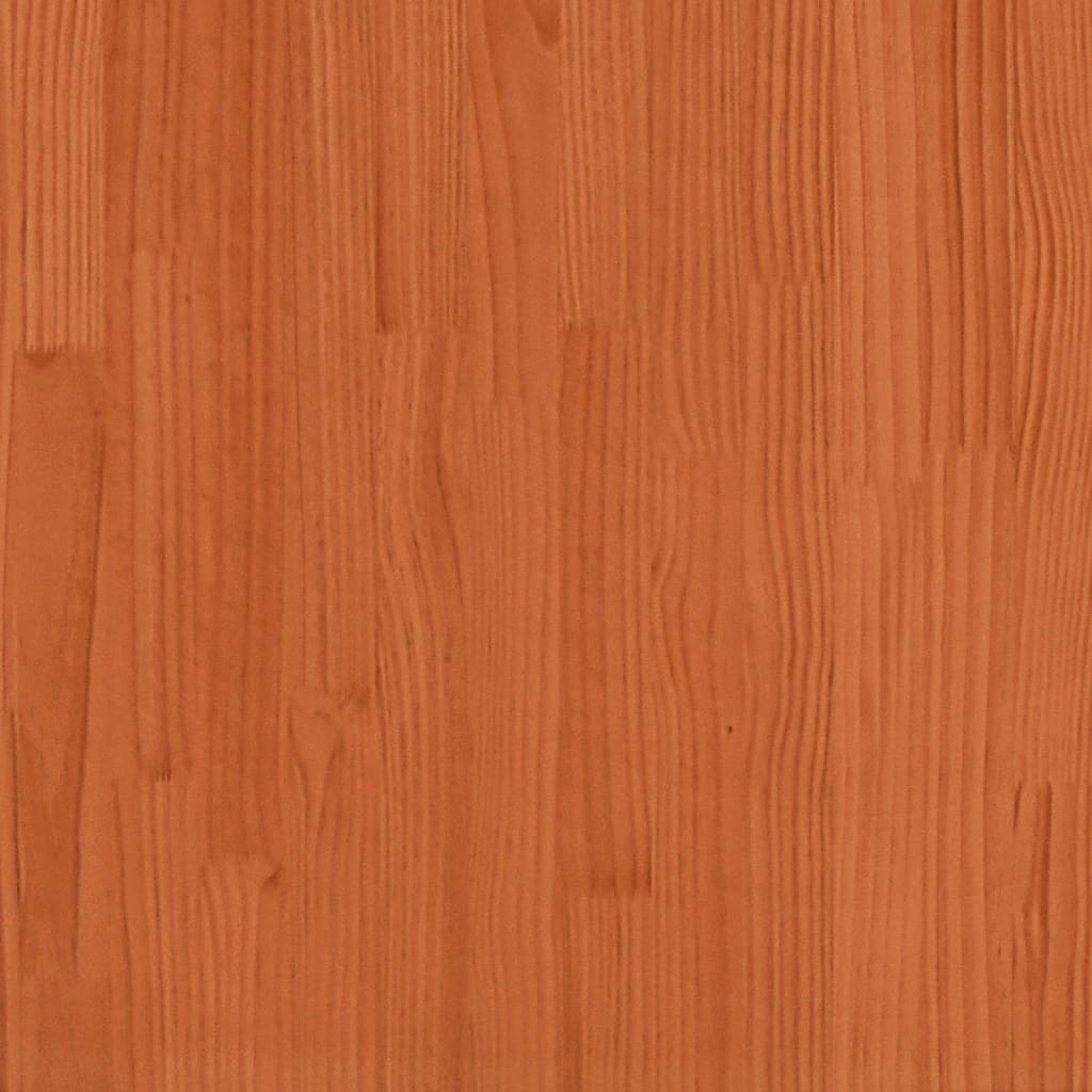Letto per Anziani Marrone Cera 90x190 cm Legno Massello di Pino