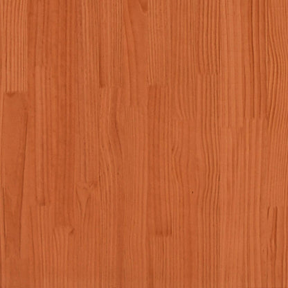 Letto per Anziani Marrone Cera 90x190 cm Legno Massello di Pino