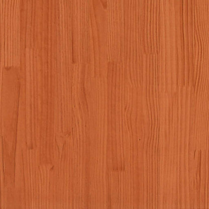 Letto per Anziani Marrone Cera 140x190 cm Legno Massello Pino - homemem39
