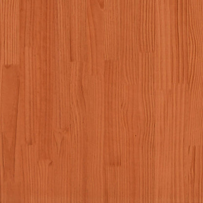 Letto per Anziani Marrone Cera 160x200cm Legno Massello di Pino